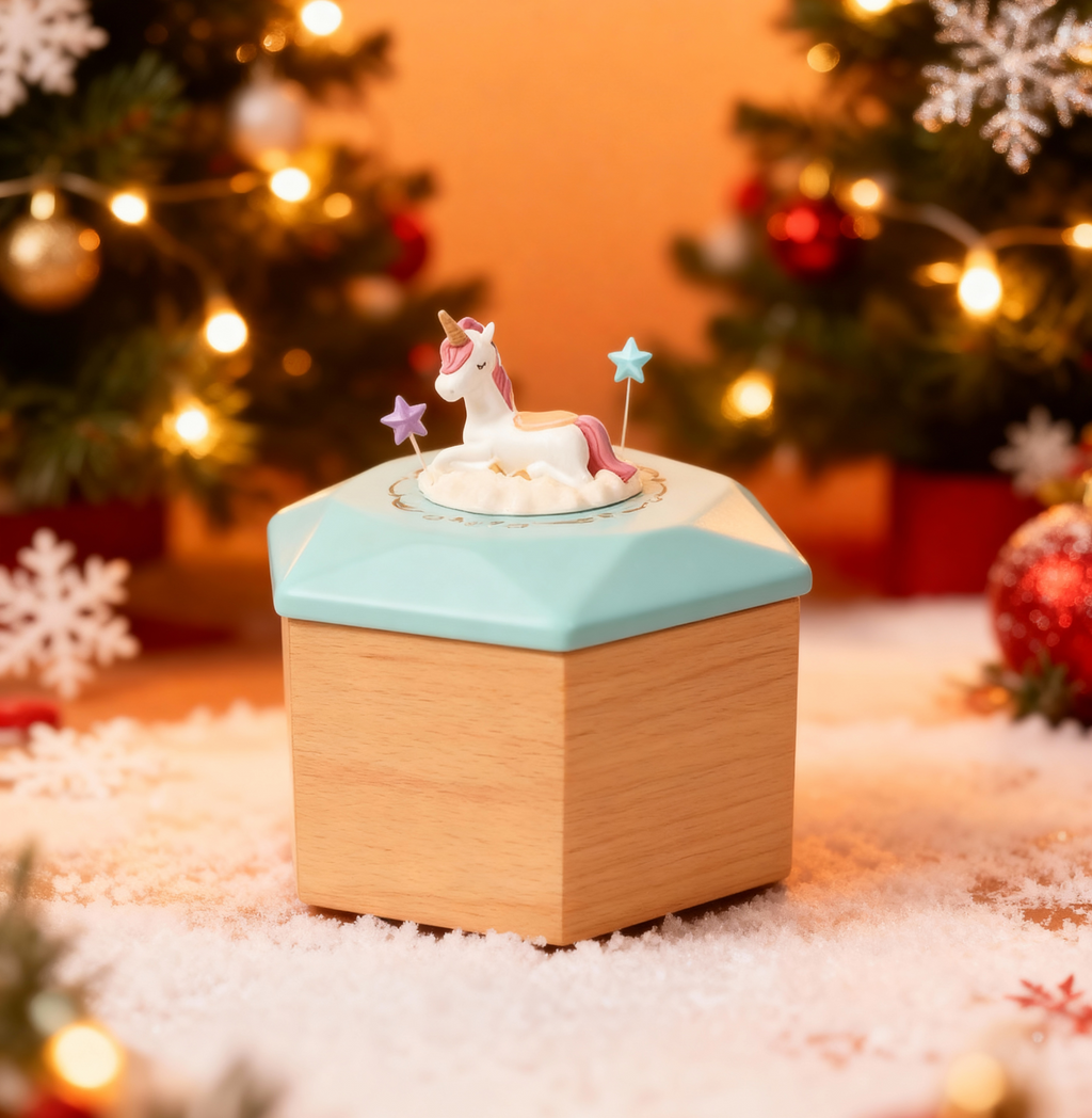 Personalized Unicorn Jewelry Music Box – Sweet Birthday Gift for Girls, Christmas , Baptisms, Newborns Keepsake--Christmas Gift