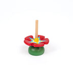 Wooden Spinning Top Toy Petal Spinning Top