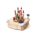 Christmas Reindeer Carousel Castle Music Box