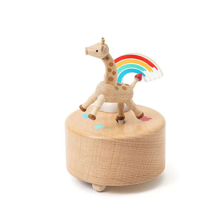 Rainbow Birthday Music Box | Luminous music box | Keepsake Gift for Kids | Baby Shower Gift | Christmas Gift Toy | Music Toy