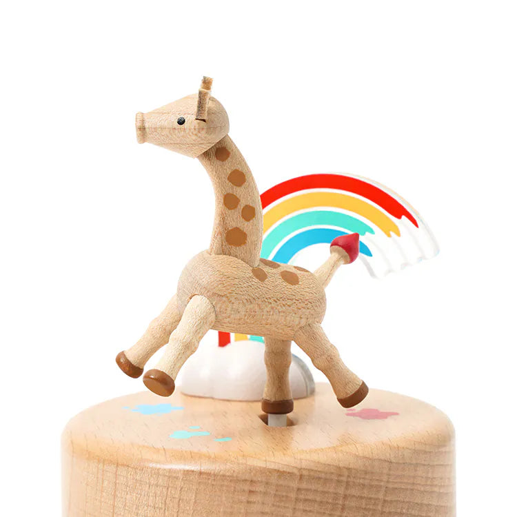 Rainbow Birthday Music Box | Luminous music box | Keepsake Gift for Kids | Baby Shower Gift | Christmas Gift Toy | Music Toy