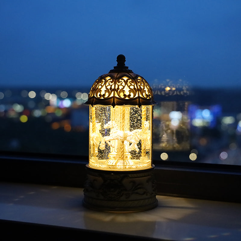 Carousel Water Lantern Music Box