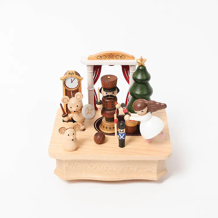 Christmas gift Nutcracker ballet rotating music box