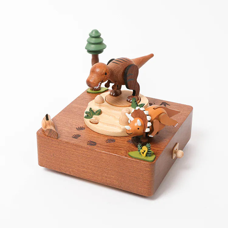 Jurassic Park Dinosaur Tyrannosaurus Rotating Music Box