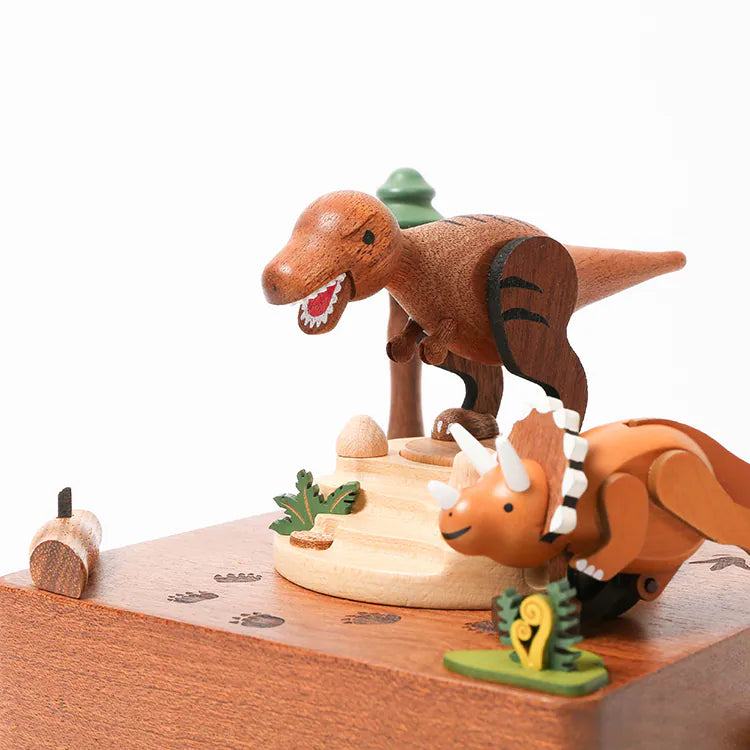 Jurassic Park Dinosaur Tyrannosaurus Rotating Music Box