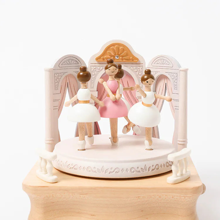 Ballerina girl spinning music box
