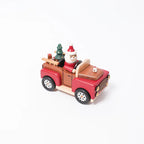 Santa Claus Antique Car Music Box