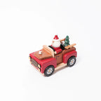 Santa Claus Antique Car Music Box