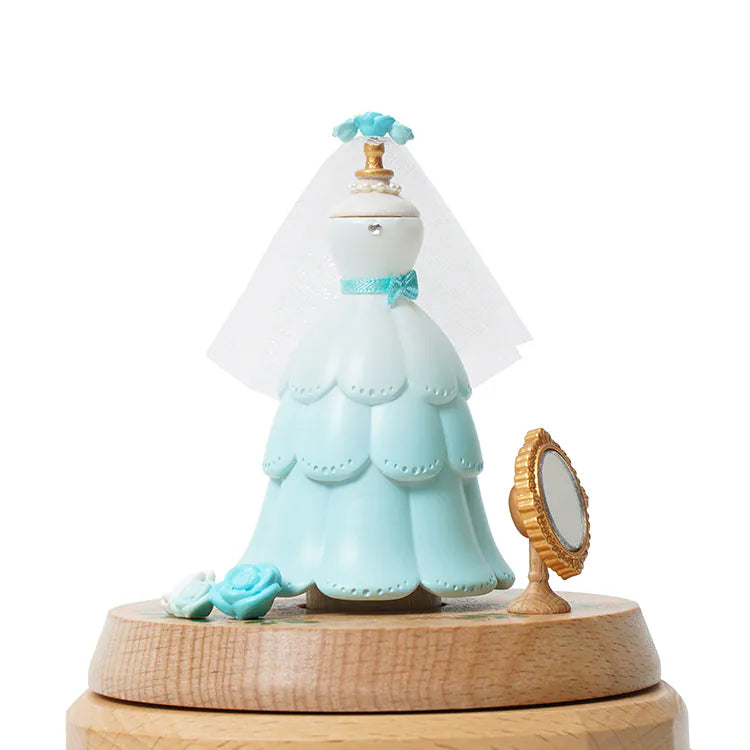 Wedding Gift Bride-to-be Wedding Dress Glowing Music Box Voice-activated Night Light