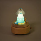 Wedding Gift Bride-to-be Wedding Dress Glowing Music Box Voice-activated Night Light